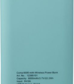 Powerbank wireless COMA 6000 mAh